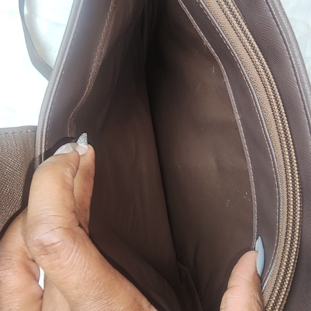 Vinatge Burberry Green and Brown Shoulder Bag - Picture 8 of 11